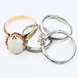 K18 / Pt950 / リング