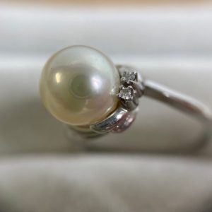 Pt850 （プラチナ） パールリングの買取実績 | 買取専門店さすがや