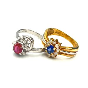 K18・Pt900 (18金・プラチナ900)リング おまとめ｜前橋市朝日町