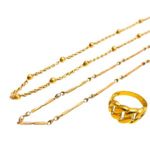 K18 ネックレス&リング おまとめ