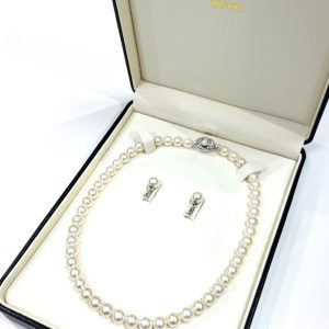 Pt850 本真珠イヤリング レディース 宝飾品 装飾品 貴金属