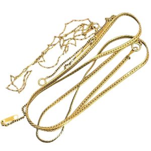 【函館 金相場高騰中】K18ネックレスをお買取|石なしデザインも高価買取中!