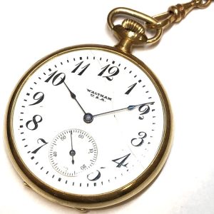 K14/K18 14金/18金 金無垢 懐中時計