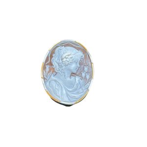 カメオ　K18　18金　Pt900