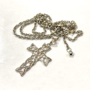 【K18WGネックレス】18金ホワイトゴールド・貴金属・アクセサリー