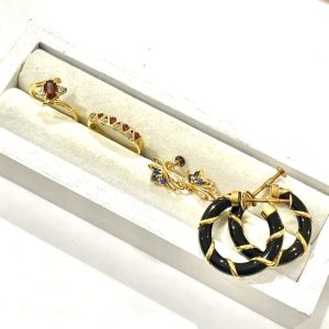 【K18 ジュエリー まとめ】18金・ルビー・サファイア・オニキス・貴金属・指輪・ピアス・アクセサリー