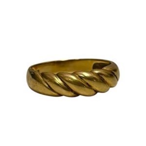 K18 リング 石なし 18金 アクセサリー