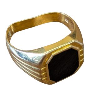 K18 18金 オニキス リング