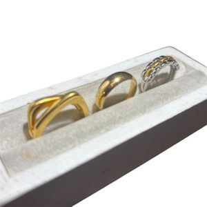 K24　Pt950　コンビ　リング　