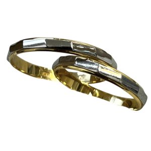K18/Pt900 18金/プラチナ900 コンビ リング