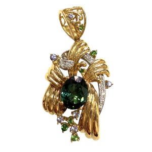 K18 Pt900 18金 プラチナ900 ペンダントトップ