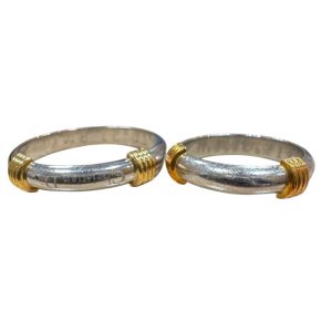 K18 Pt950 18金 プラチナ950 リング