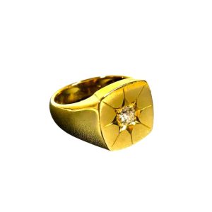 K18(18金) 印台リング