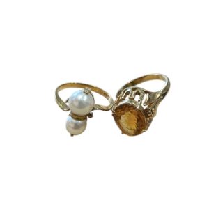 K18 リング 石あり