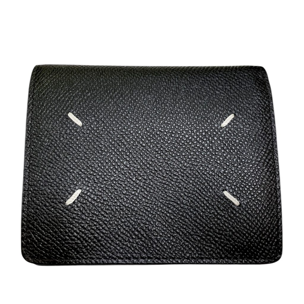 【海外限定】 メゾン マルジェラ】Maison ブラックの 二つ折り財布 Margiela Accessory