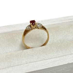 18K リンデンスタールビー ルビーリング 指輪 13号 ピンク