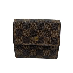 LOUIS VUITTON ルイ・ヴィトン 3つ折り財布 ポルトモネ・ビエ・カルトクレディ ダミエ・エベヌ N61652