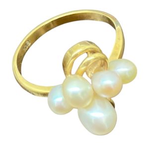 K18 / 750 / パール / リング / 指輪