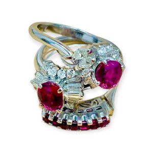 Pt900リング ルビー付