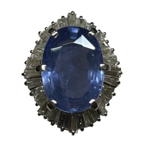 K18(18金) サファイア 1.18ct&メレダイヤ 0.18ct付リングの買取 K18(18金) サファイア 1.18ct&メレダイヤ 0.18ct付リングの買取