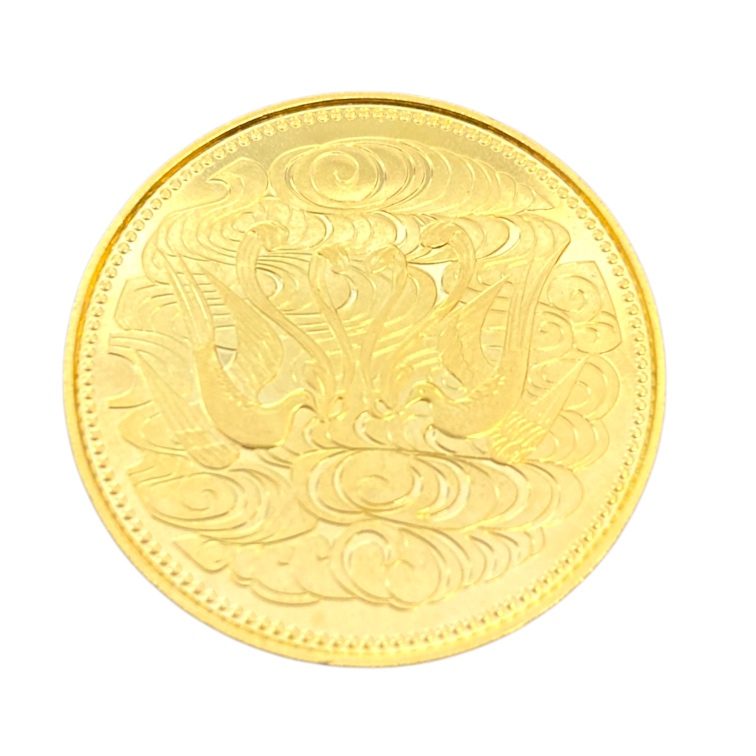 天皇陛下御在位60年記念金貨