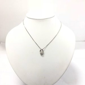 Pt900 メレダイヤ ネックレス