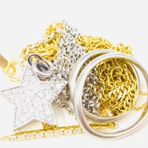K18 Pt850 ダイヤモンド 金プラチナアクセサリーおまとめ