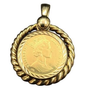 K24 24金 純金 ネックレストップ コイン