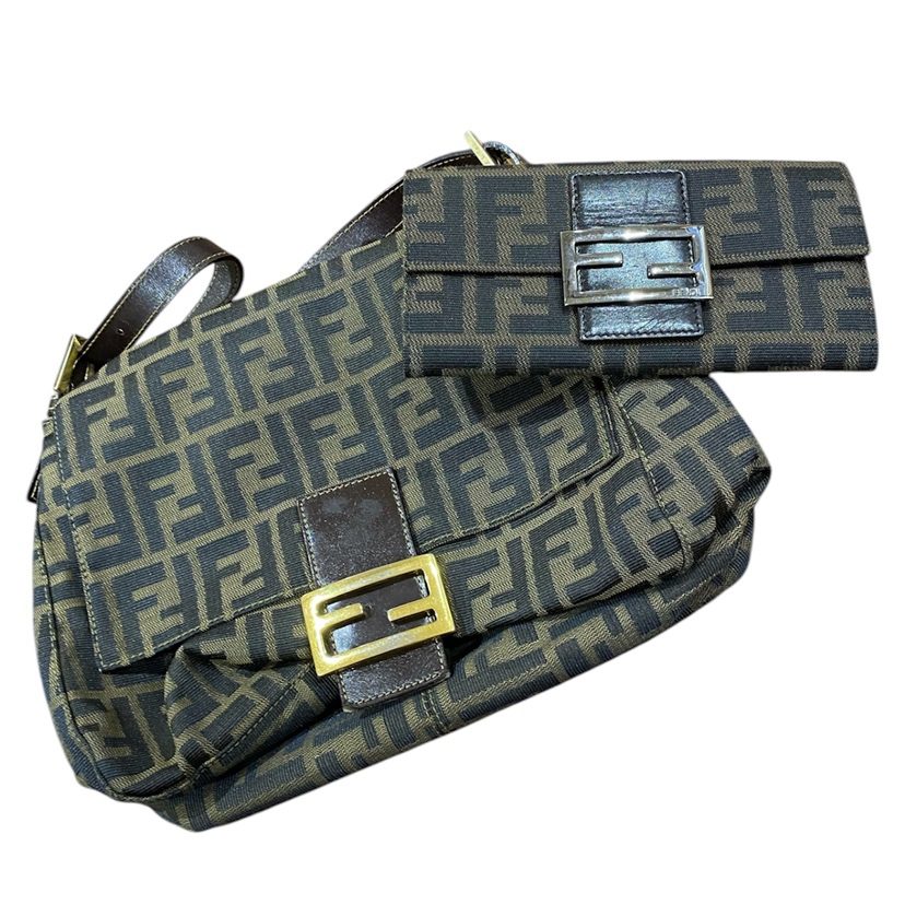 中古・古着通販】FENDI (フェンディ) ズッカ柄2WAYショルダーバッグ 