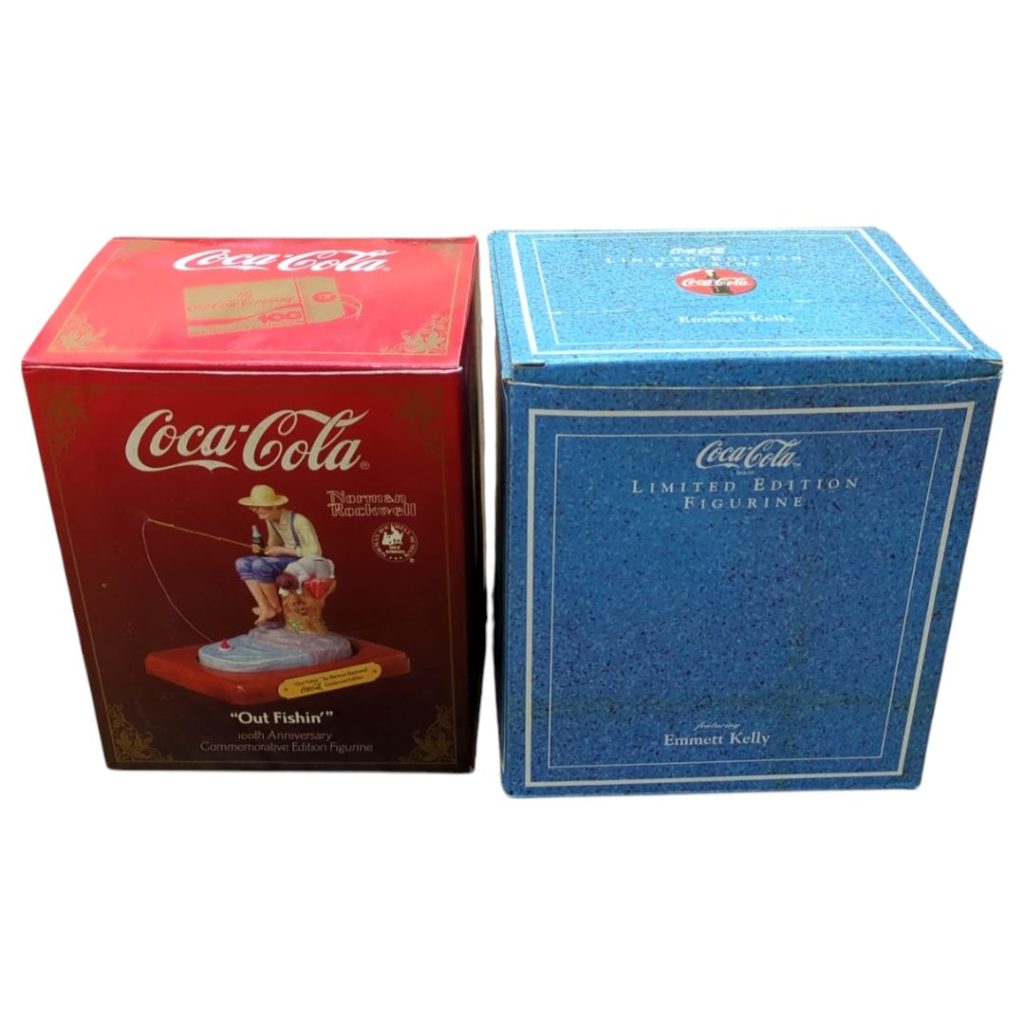 フィギュア コカ・コーラ 100周年 陶器人形