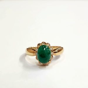 K18 (18金) 翡翠 ヒスイ リング 指輪 ジュエリー | 根室市弁天町