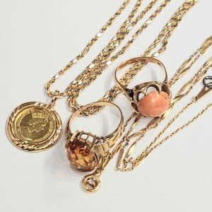 K24 K18 (24金 18金) ネックレス リング コイン ダイヤモンド ジュエリー| 前橋市六供町