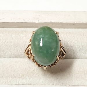 18金 (K18) 翡翠 ヒスイ 輝石 リング ジュエリー | 根室市月岡町