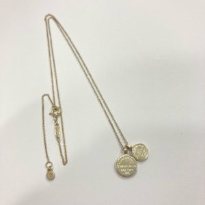 TIFFANY&Co. ミニ Tスマイルペンダント ネックレス 18K ローズ TIFFANY&Co. ミニ Tスマイルペンダント ネックレス 18K ローズ