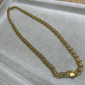 金価格高騰の今、まずは無料査定から| K18ネックレス24g | 取手市小門文間