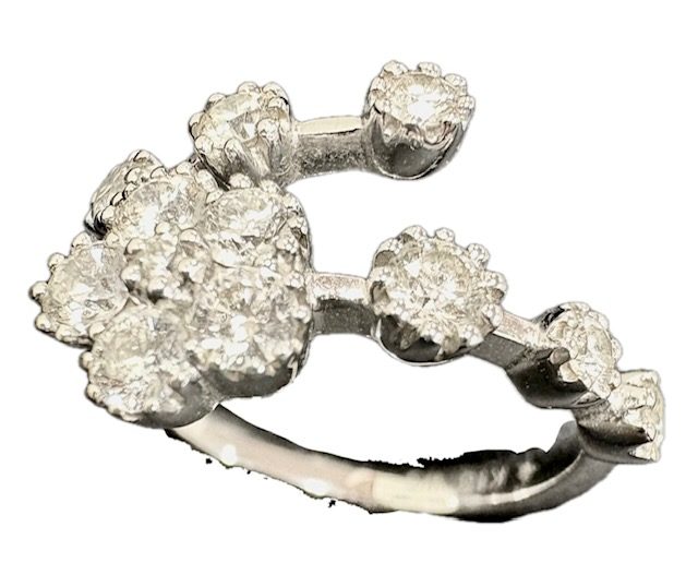 指輪 リング アクセサリー 金 K18WG 18金 ホワイトゴールド 宝石 ダイヤモンド