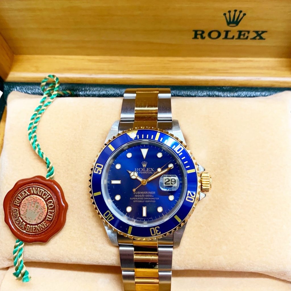 ROLEX ロレックス サブマリーナ デイト 青サブ(コンビモデル)