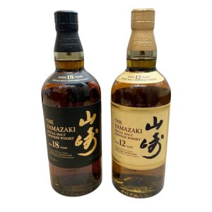 SUNTORY 山崎25年ピュアモルト・山崎シェリーウッド1983年の買取