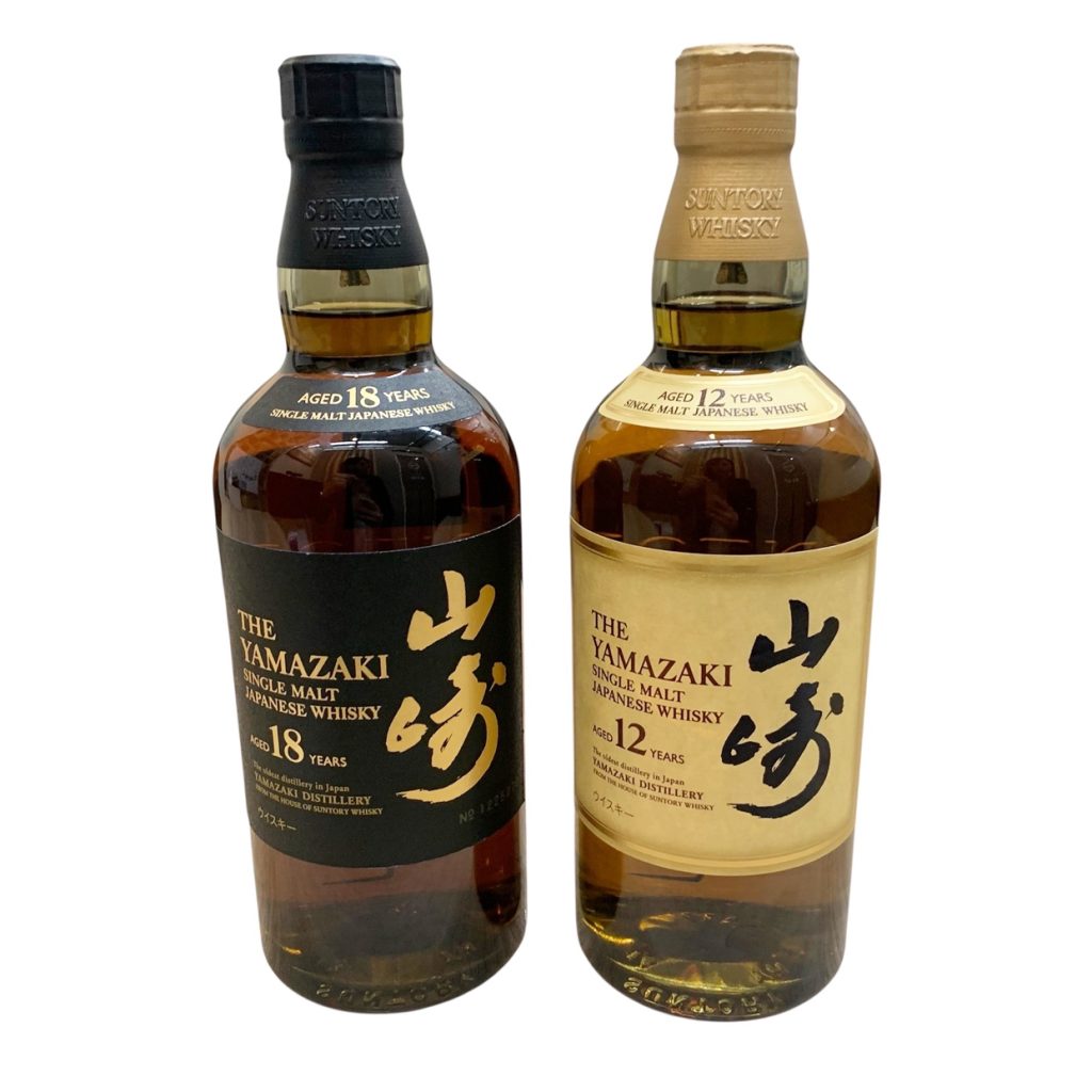 サントリー 山崎 12年 18年 箱無し ウイスキー シングルモルト SUNTORY