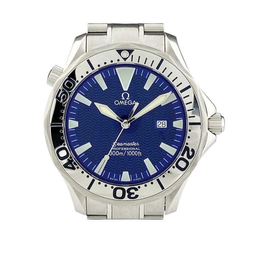 オメガ OMEGA シーマスター プロフェッショナル 300 2265.80 腕時計 クォーツ ブルー メンズ