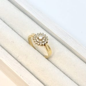 K18 18金 750 ダイヤモンド リング