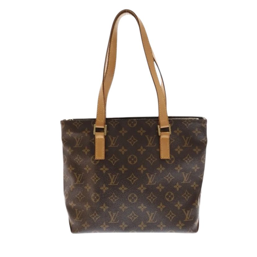 【Louis Vuitton】 ルイヴィトン モノグラム カバ  レザートートバック ブラウン