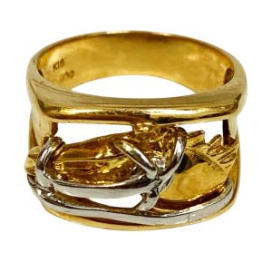 K18 Pt900 リング アクセサリー 18金 プラチナ900 750