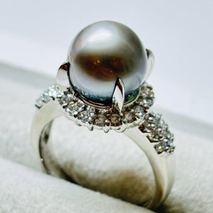 Pt900 プラチナ パール リング 真珠 指輪の買取実績 | 買取専門