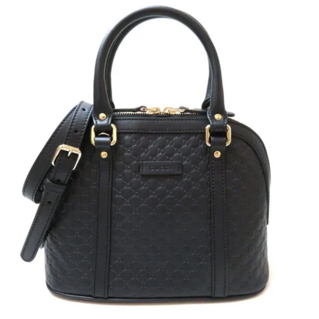 【GUCCI】グッチ マイクログッチシマ ハンドバッグ