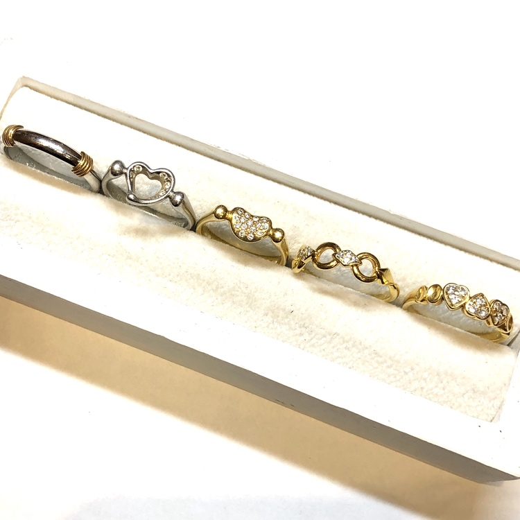 ティファニー TIFFANY クリスチャンディオール CHRISTIAN DIOR 指輪 リング おまとめ アクセサリー 金・プラチナ ダイヤモンド