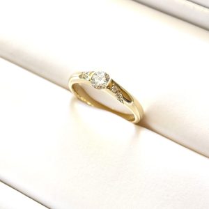 K18  18金 リング ダイヤモンド