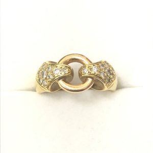 K18 メレダイヤ リング