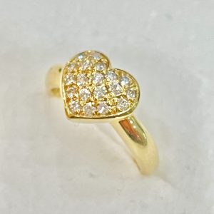 K18 リング ダイヤモンド アクセサリー