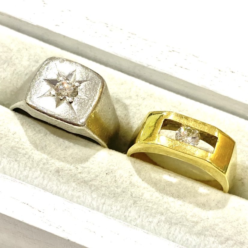 【K18PT850ダイヤモンドリングまとめ】18金・プラチナ850・貴金属・アクセサリー・宝石・ジュエリー・指輪